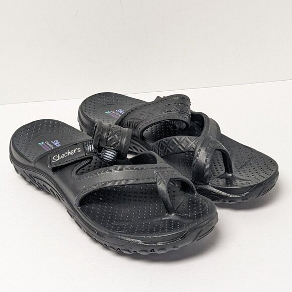 Skechers Cali Gear Sport Sandals, Black, Women's 8 - Picture 1 of 6